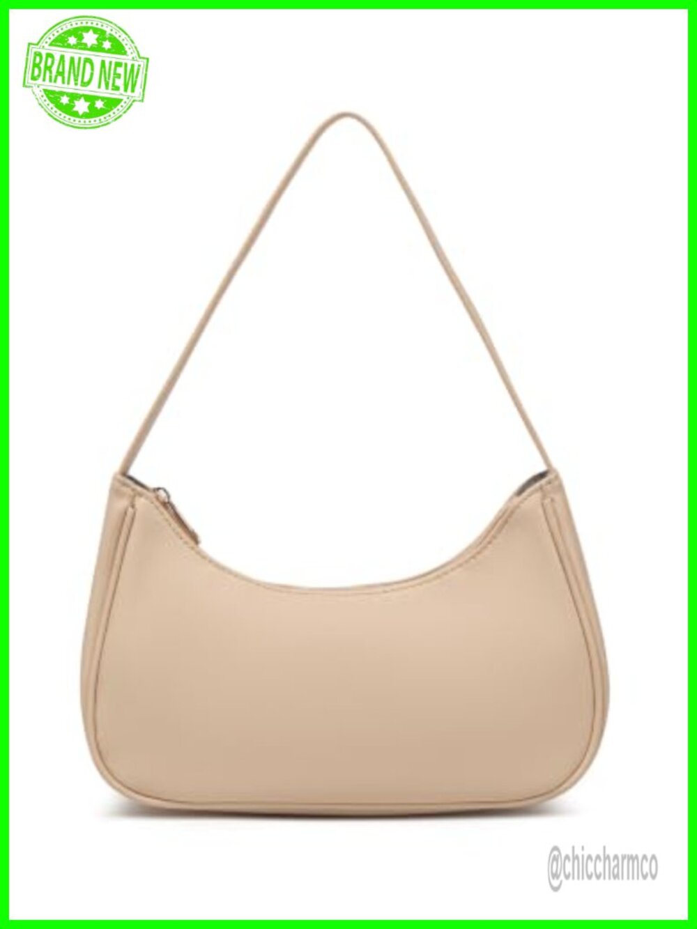 Vegan Leather Hobo Shoulder Bag Sling Tote Handbag Retro Clutch Purse